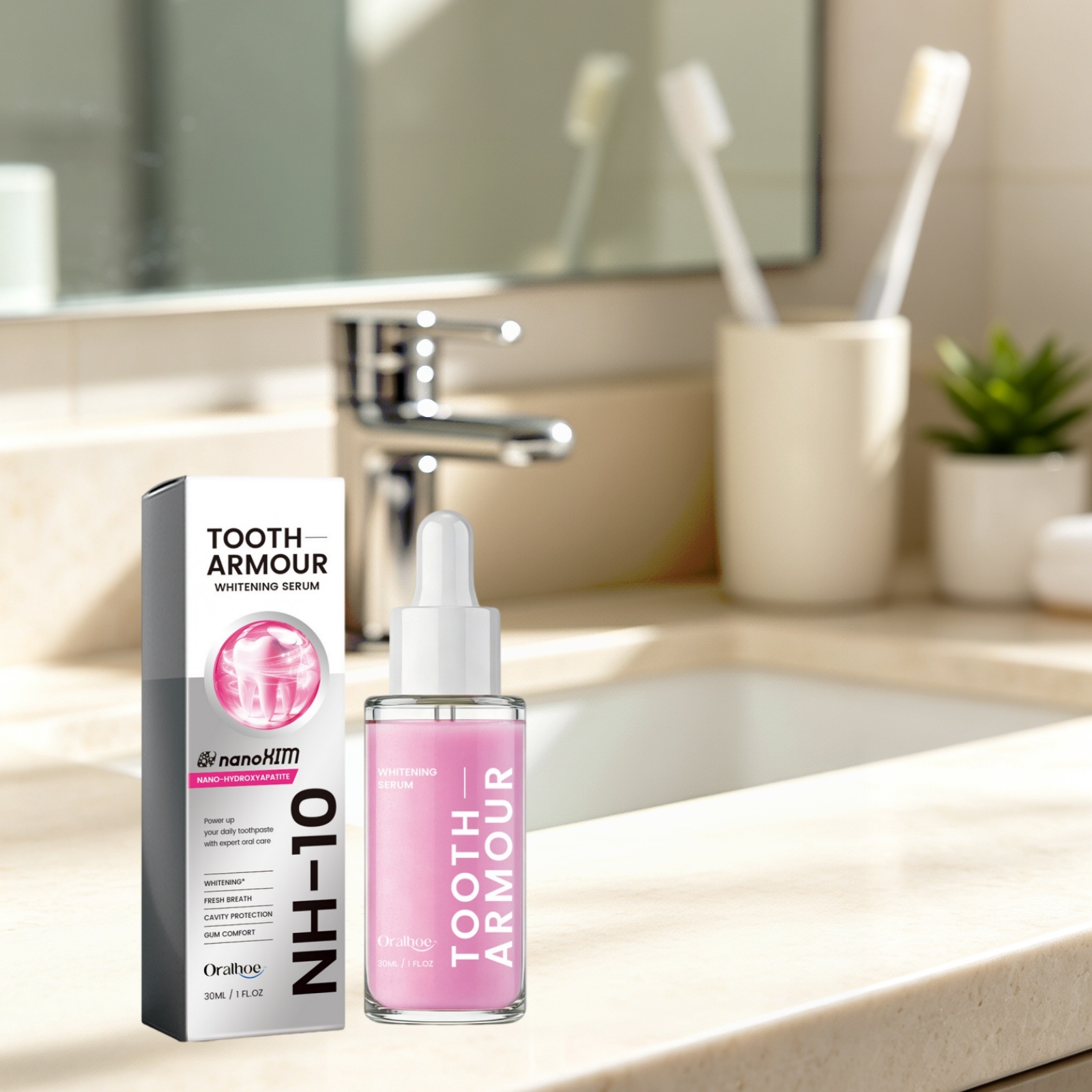 Oralhoe Tooth Whitening Serum  - Enamel Repair Serum review and price
