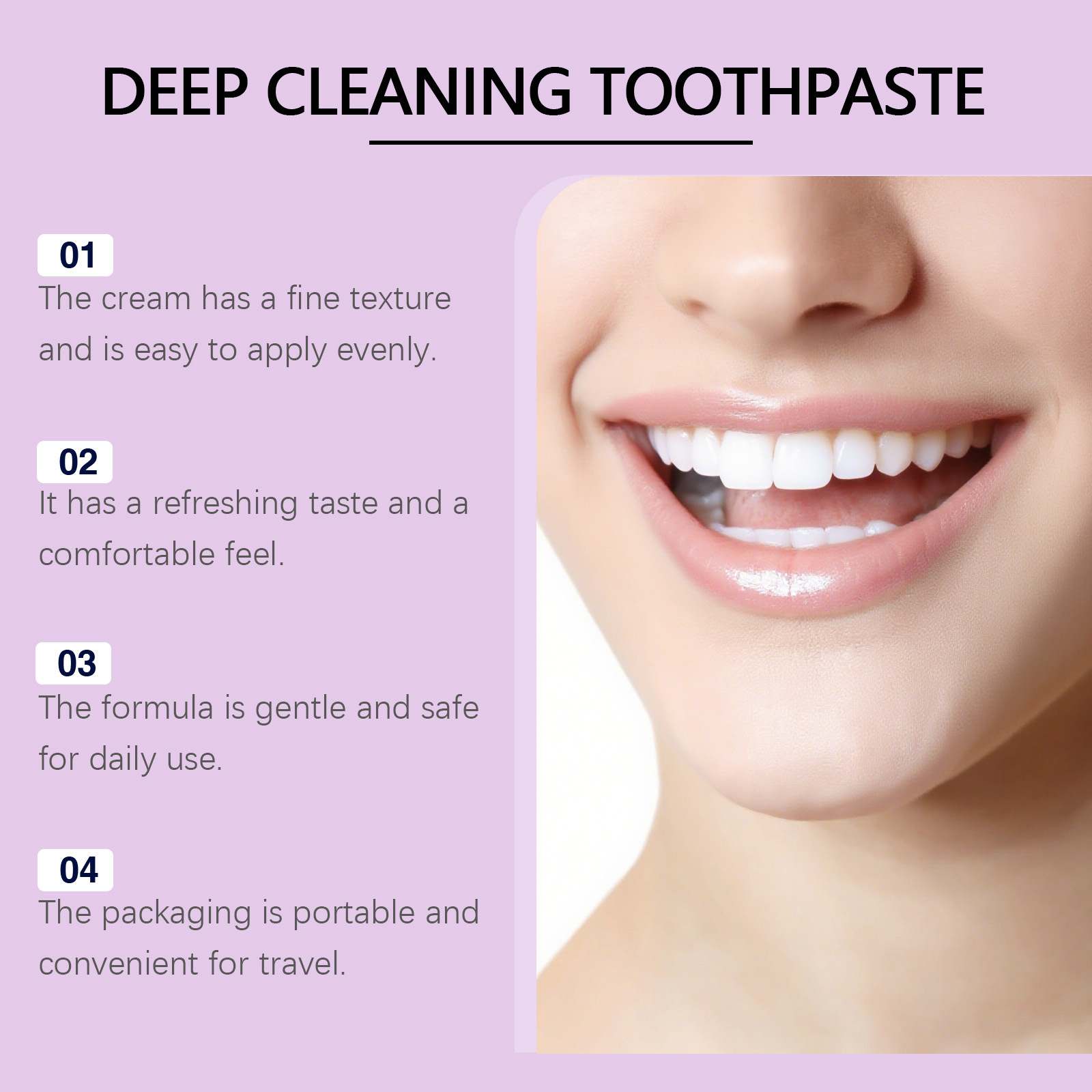 Purple Toothpaste – Deep Clean - Teeth Whitening Paste review and price