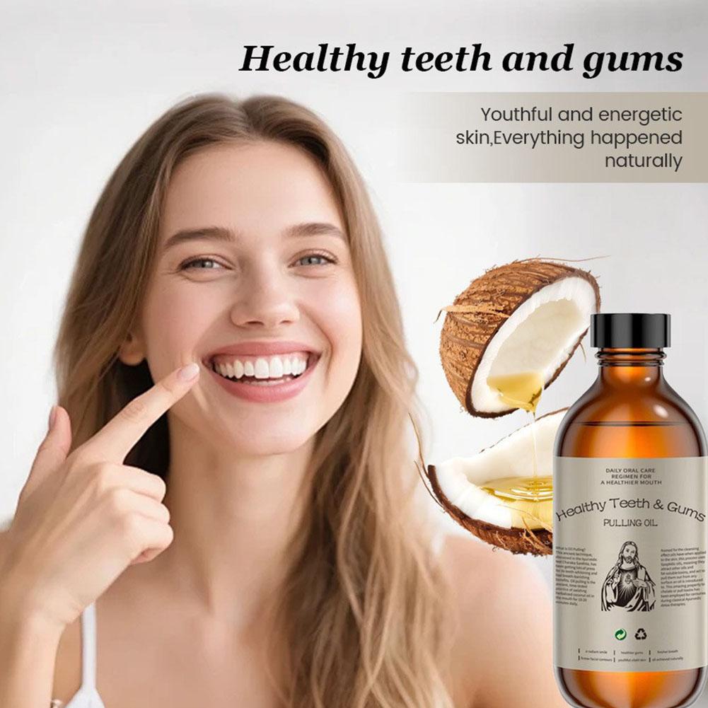 Coconut Mint Oil Pulling Mouth - Teeth Whitening With Coconut Oil review and price