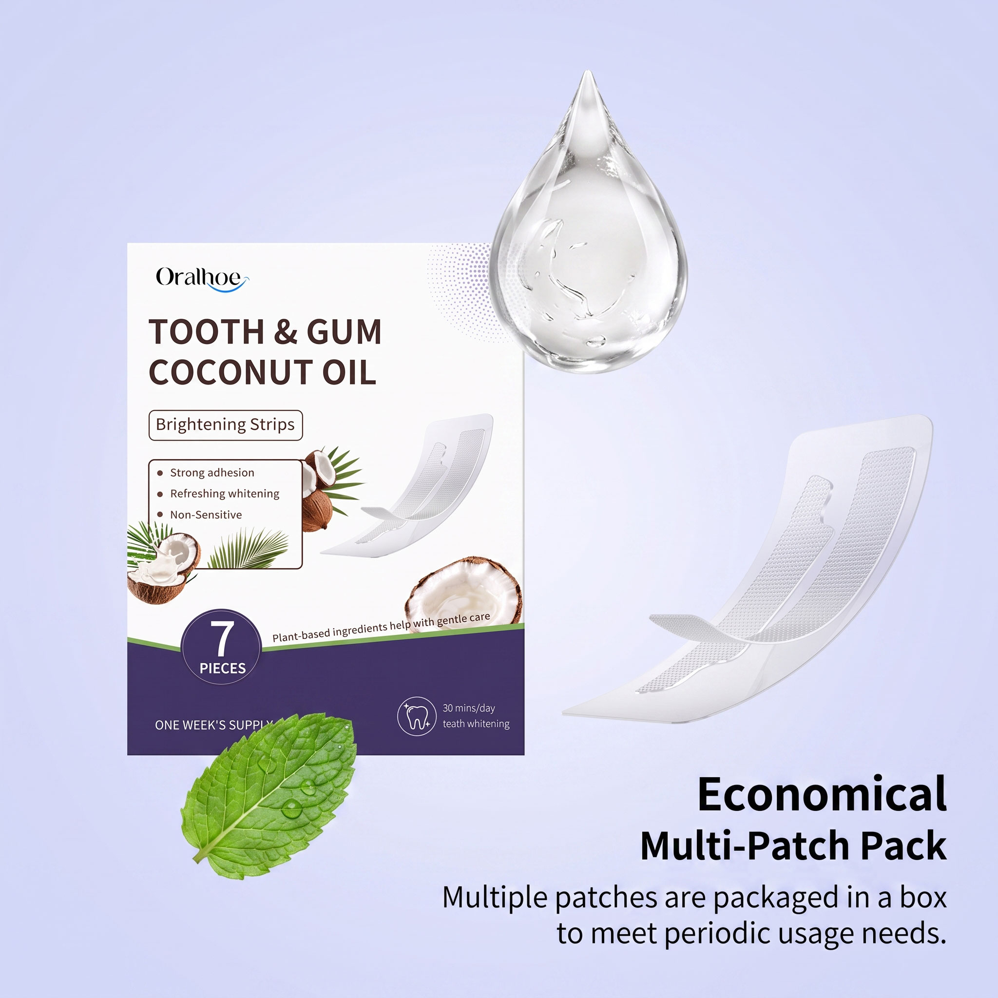 Oralhoe Coconut Oil Teeth Brig - Teeth Whitening With Coconut Oil review and price