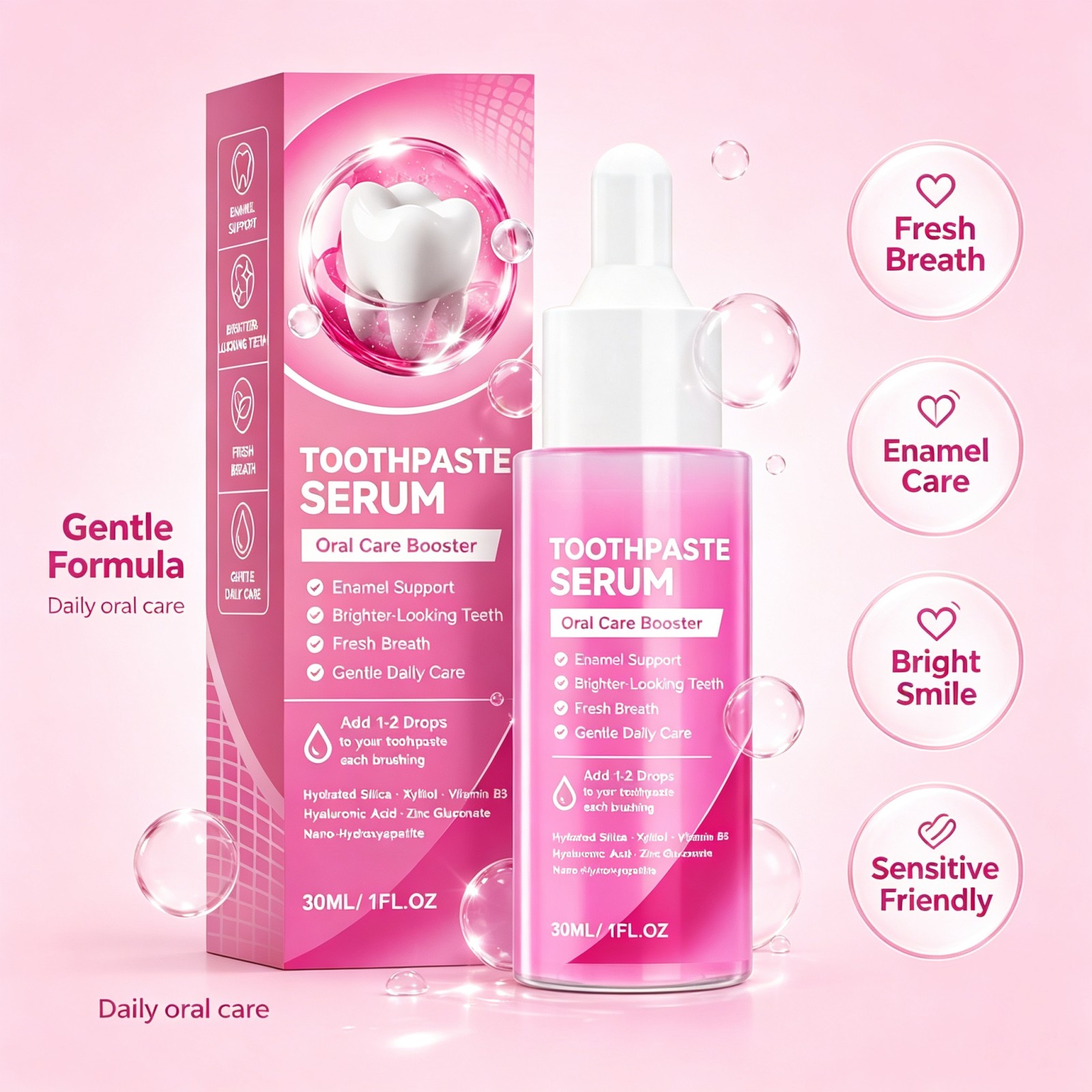 Nano Hydroxyapatite Toothpaste - Enamel Repair Serum review and price