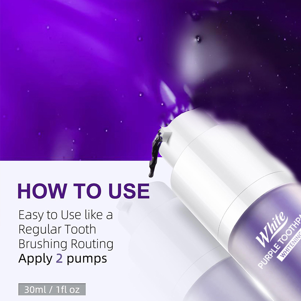 Purple Whitening Toothpaste 30 - Teeth Whitening Paste review and price