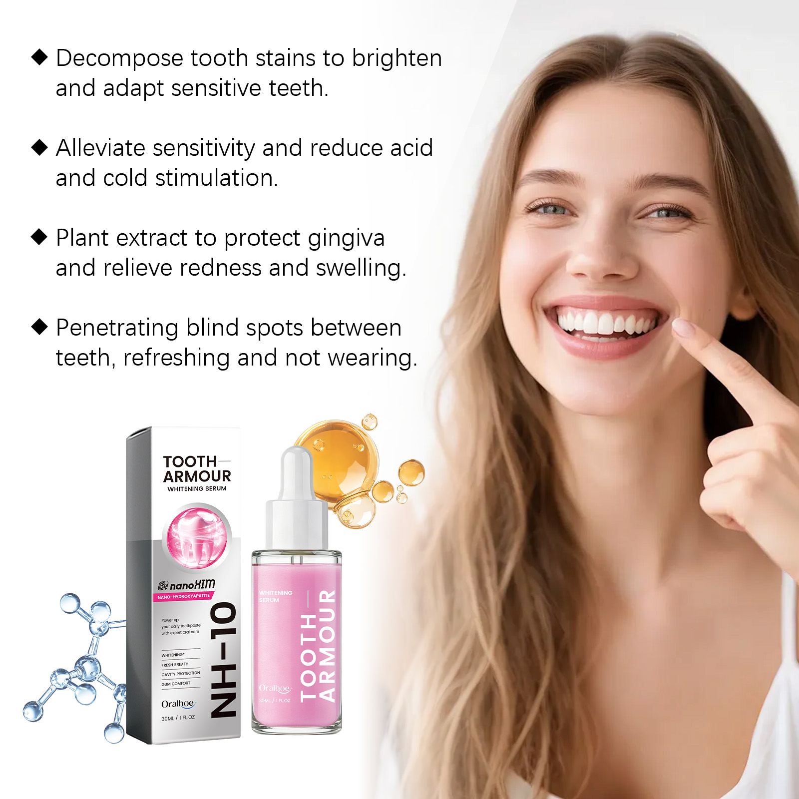 Tooth Armour Whitening Serum G - Enamel Repair Serum review and price