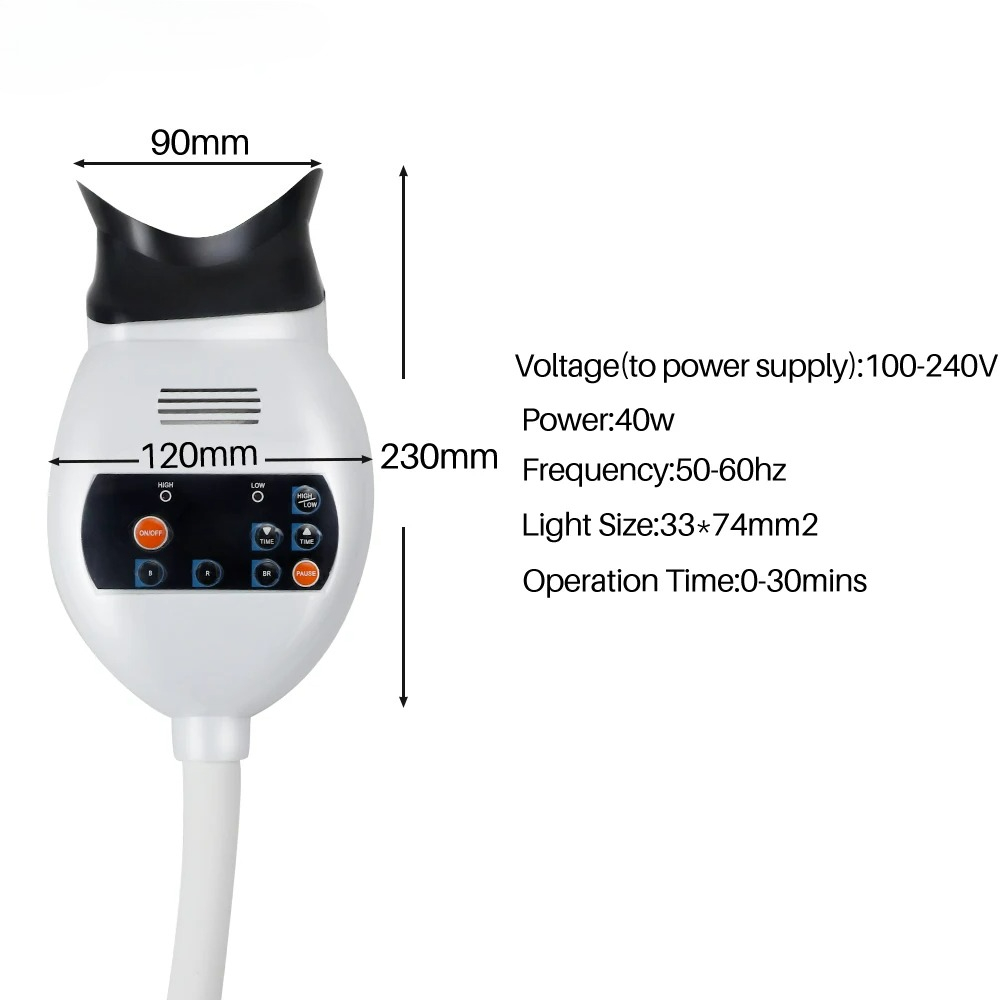 Adjustable 3 Colors LED Teeth  - Teeth Whitening Free review and price