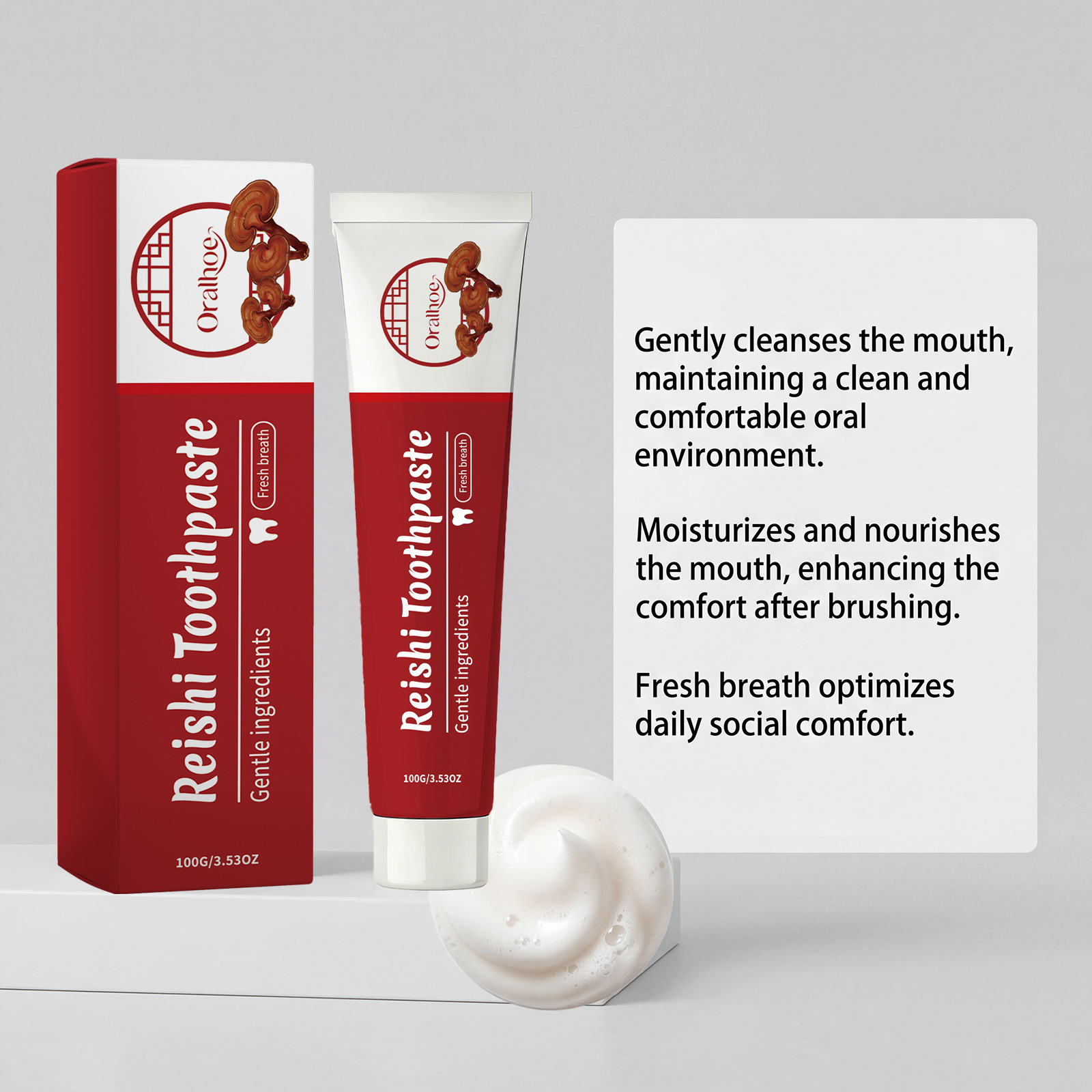 Lingzhi Herbal Toothpaste Teet - Teeth Whitening Paste review and price