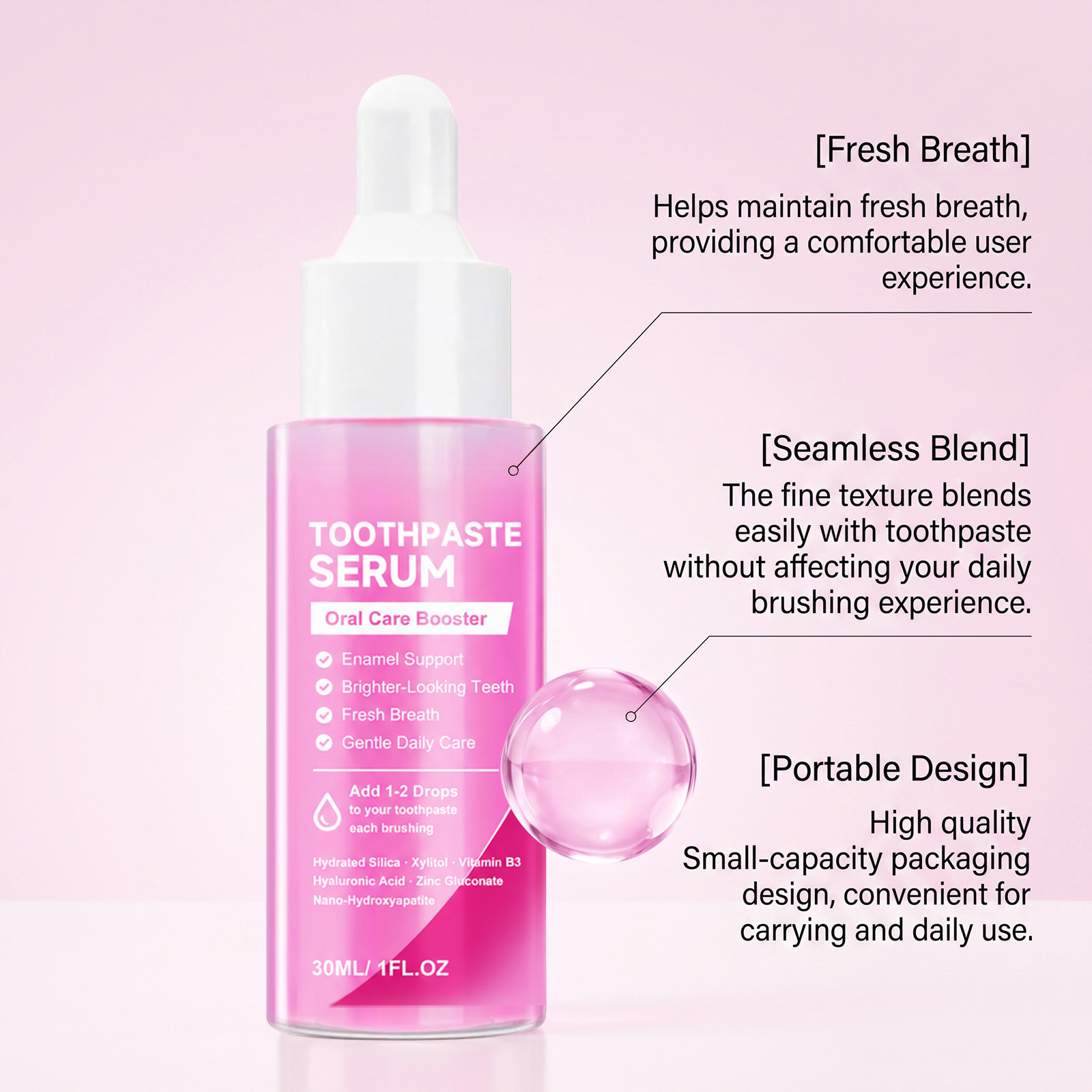 Teeth Care Liquid Oral Essence - Enamel Repair Serum review and price