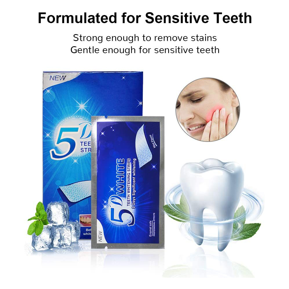 5D White Teeth Whitening Strip - Teeth Whitening Effective review and price